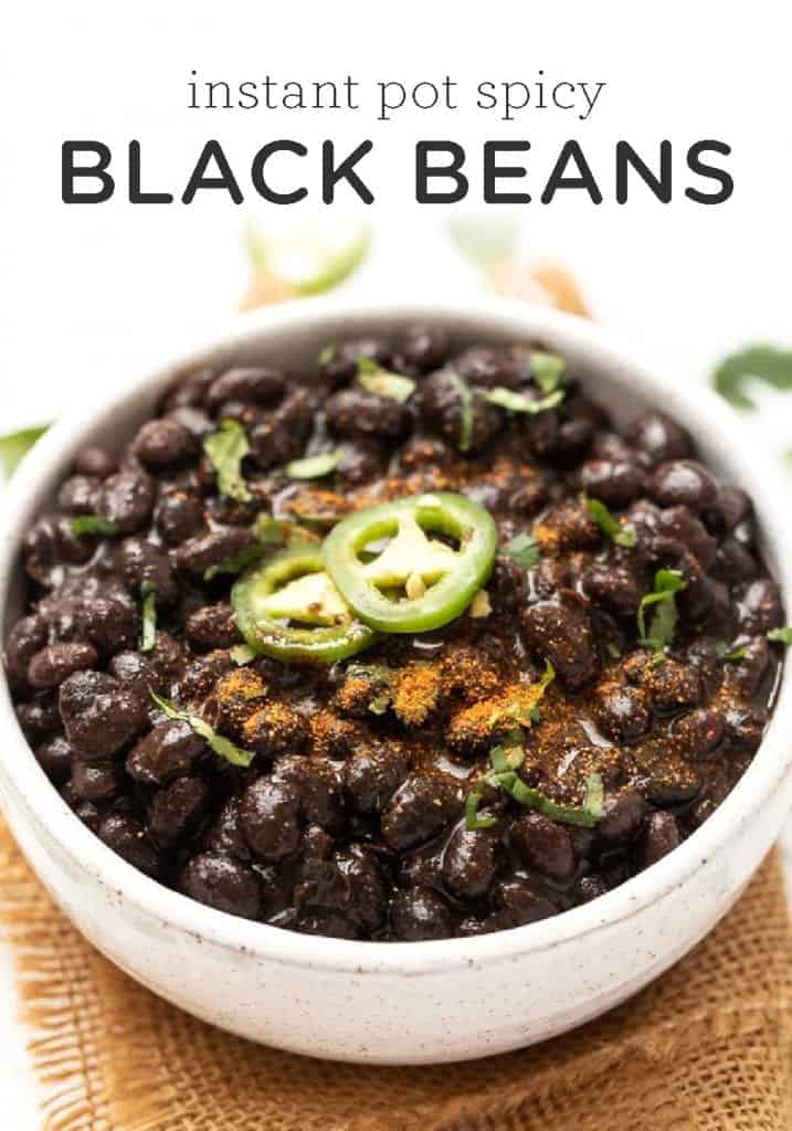 Instant Pot Spicy Black Beans
