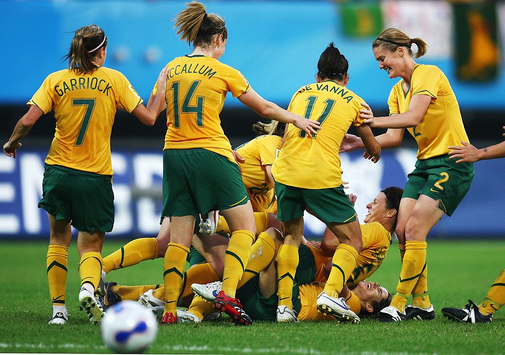 Matildas v Canada in 2007