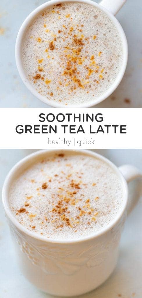 Homemade Green Tea Latte