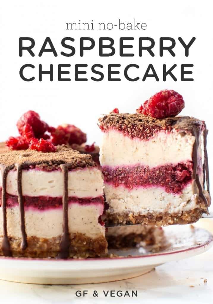 No Bake Raspberry Mini Cheesecake