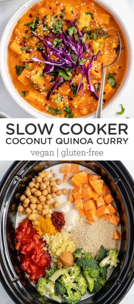 Slow Cooker Coconut Quinoa Curry