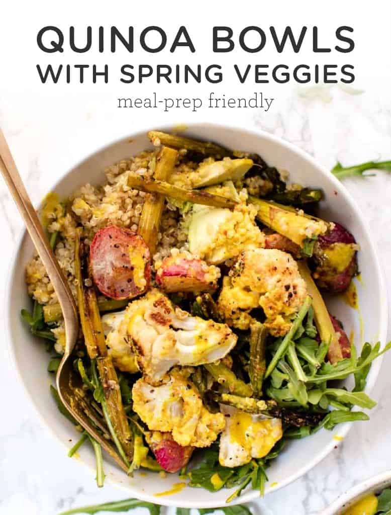 Quinoa Bowls with Spring Vegetables